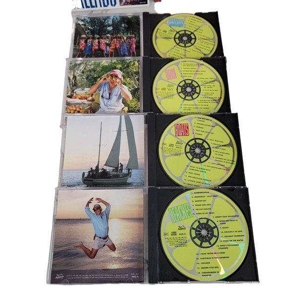 Jimmy Buffett Boats, Beaches, Bars & Ballads CD 4 Discs Box Set With Book collec - Picture 4 of 6